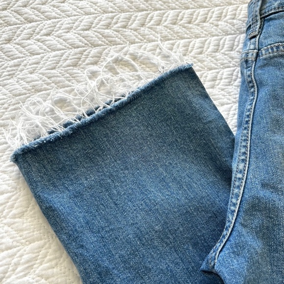 Hudson Noa High Rise Straight Cropped Jean Frayed Hem in Addison Size 26 - Picture 12 of 17